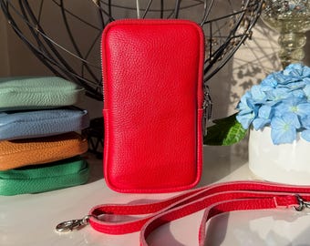 Cross Body Wallet Phone Case, Leather Phone Case, Slim Phone Bag, Small Crossbody Bag, Cell Phone Case, Leather Wallet Women