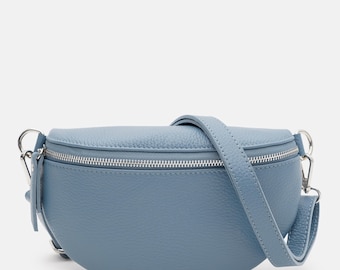 Handwoven Half Moon Small Cross Body Sling Bag, Handmade Italian Leather Banana Bag, Crossbody Bum Bag Pouch, Fanny Pack, Christmas Gift