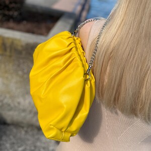 Handmade Italian Leather Clutch: Convertible Crossbody Shoulder Bag