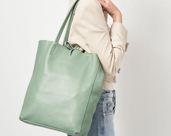 Oversized Large Shoulder Shopper, Extra Large Soft Italian Leather Tote, Everyday Soft Hobo Work/Travel Bag, Big Slouchy Tote, Weekender Bag