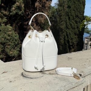Handmade Italian Leather Tote Bag, Leather Bucket Bag, Cross Body Raffia Bag, Summer Straw Bag, Designer Handbag, Shoulder Bag & Bag Gift