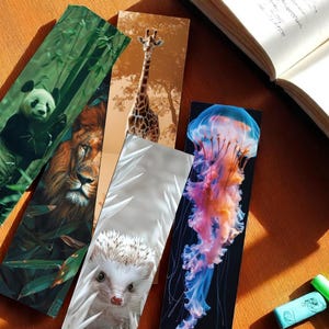 30 signets animaux sauvages - étiquettes de page Safari pour étudiants, cartes-cadeaux pour lecteurs, accessoires de livres décoratifs
