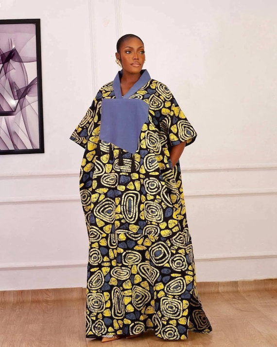 Femmes couches jupe décorative rayures bleues impr... - Grandado