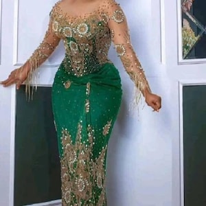 Wedding guest asoebi corset dress, luxury wrap Gown Dress, African homecoming outfit,African fashion,Owambe Dress,African traditional Dress.