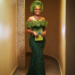 Wedding guest asoebi corset dress, luxury skirt and blouse , African homecoming outfit,African fashion,Owambe Dress,Africantraditional Dress