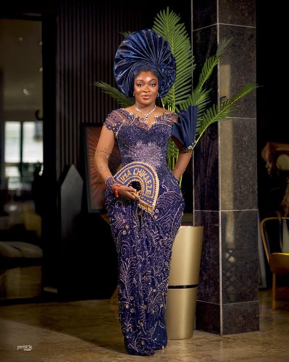Custom African Print Corset Dress, Luxury Wrap Gown, Asoebi Wedding Guest Outfit