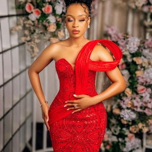 Wedding guest asoebi corset dress, African print Dress,Women&#39;s clothing,African fashion,Party Dress,African Wedding Dress, birthday dress