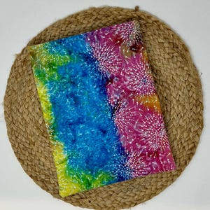 Tie Dye Splotches Book Sleeve