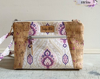 Ladies' Purse, Glitter, Clutch, Bag, Metallic, Cross Body, Shoulder Bag, Fuchsia, Antiquities, Ready to Ship