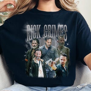 Rick Grimes Tshirt, The Walking Dead Bootleg Shirt, TWD Rick Grimes Sweatshirt, Rick Grimes Fan Hoodie, Rick Grimes Fan Merch