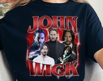 John Wick Tshirt, John Wick Bootleg Shirt, Baba Yaga Sweatshirt, John Wick Fan Hoodie, John Wick Fan Merch, Keanu Reeves Tee