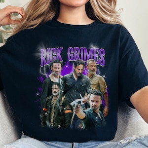 Rick Grimes Tshirt, The Walking Dead Bootleg Shirt, TWD Rick Grimes Sweatshirt, Rick Grimes Fan Hoodie, Rick Grimes Fan Merch