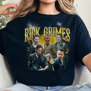 Rick Grimes Tshirt, The Walking Dead Bootleg Shirt, TWD Rick Grimes Sweatshirt, Rick Grimes Fan Hoodie, Rick Grimes Fan Merch