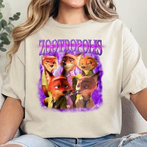 Zootropolis Nick Tshirt, Zootropolis Bootleg Shirt, Disney Zootropolis Nick Wilde Sweatshirt, Disney Fan Hoodie, Nick Wilde Fan Merch