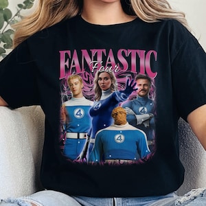 Fantastic Four Tshirt, Fantastic 4 Bootleg Shirt, Mr. Fantastic Sweatshirt, Fantastic Four Human Torch Fan Hoodie, Fantastic Four Fan Merch
