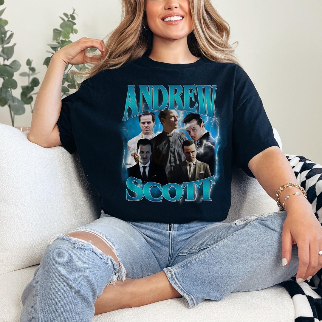Andrew Scott Tshirt, Andrew Scott Fan Bootleg Shirt, Andrew Scott Merch ...
