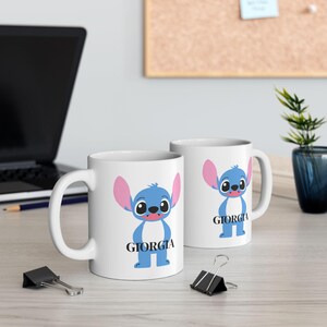 Cute Cartoon Character Ceramic Mug, Adorable Gift for Animal Lovers, Fun Kitchen Accessory, Great for Birthdays, Everyday Coffee Mug, 11oz,