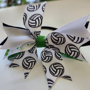 Personalized Team Hair Bow – Custom School Hair Bow – Custom Colors – Game Day Custom Hair Bow – Sports Fan Ponytail Ribbon