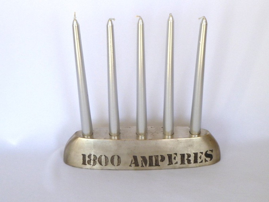 INDUSTRIAL Chic CANDLE HOLDER Etsy
