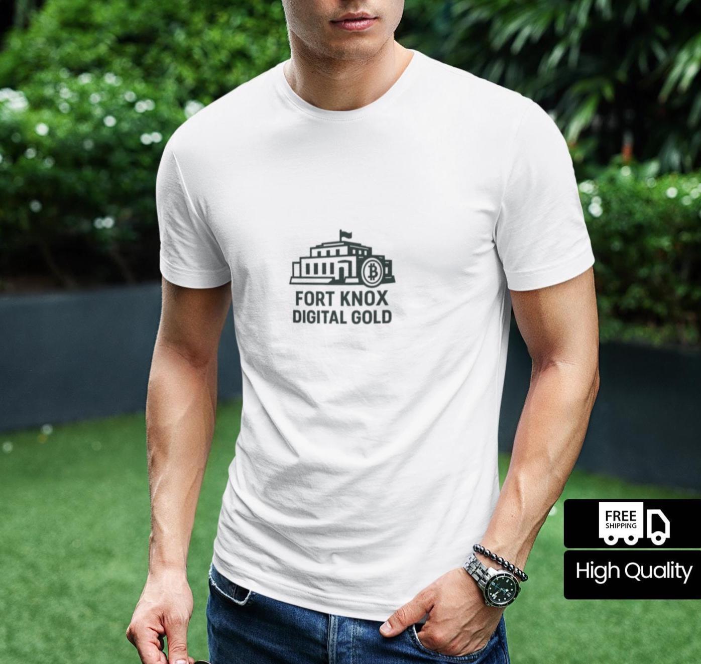 Fort Knox Digital Gold BTC T-shirt - Etsy