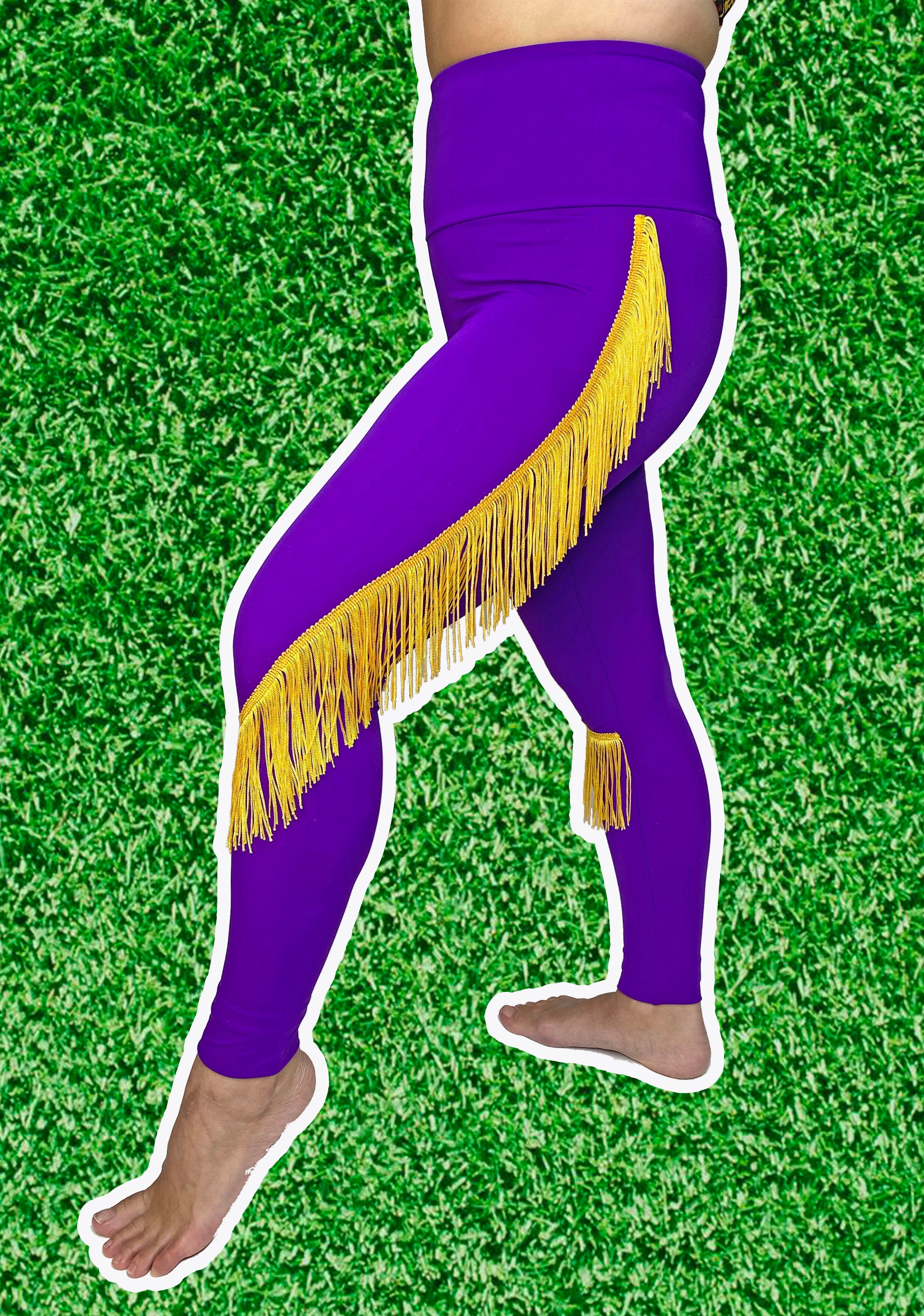 Minnesota Vikings Leggings-vikings Fringe Leggings-vikings Football Leggings-yoga  Leggings-fringe Leggings-drag Queen Costume -  UK