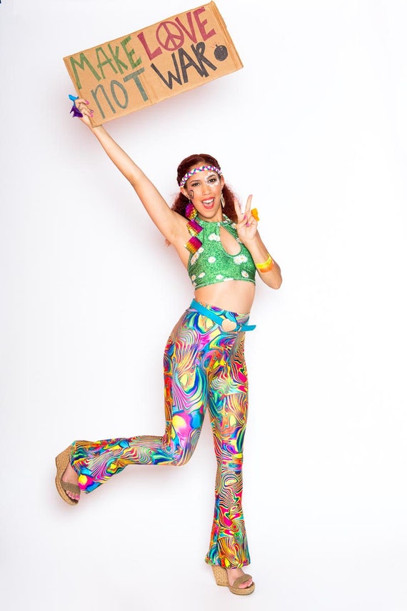 psychedelic bell bottoms