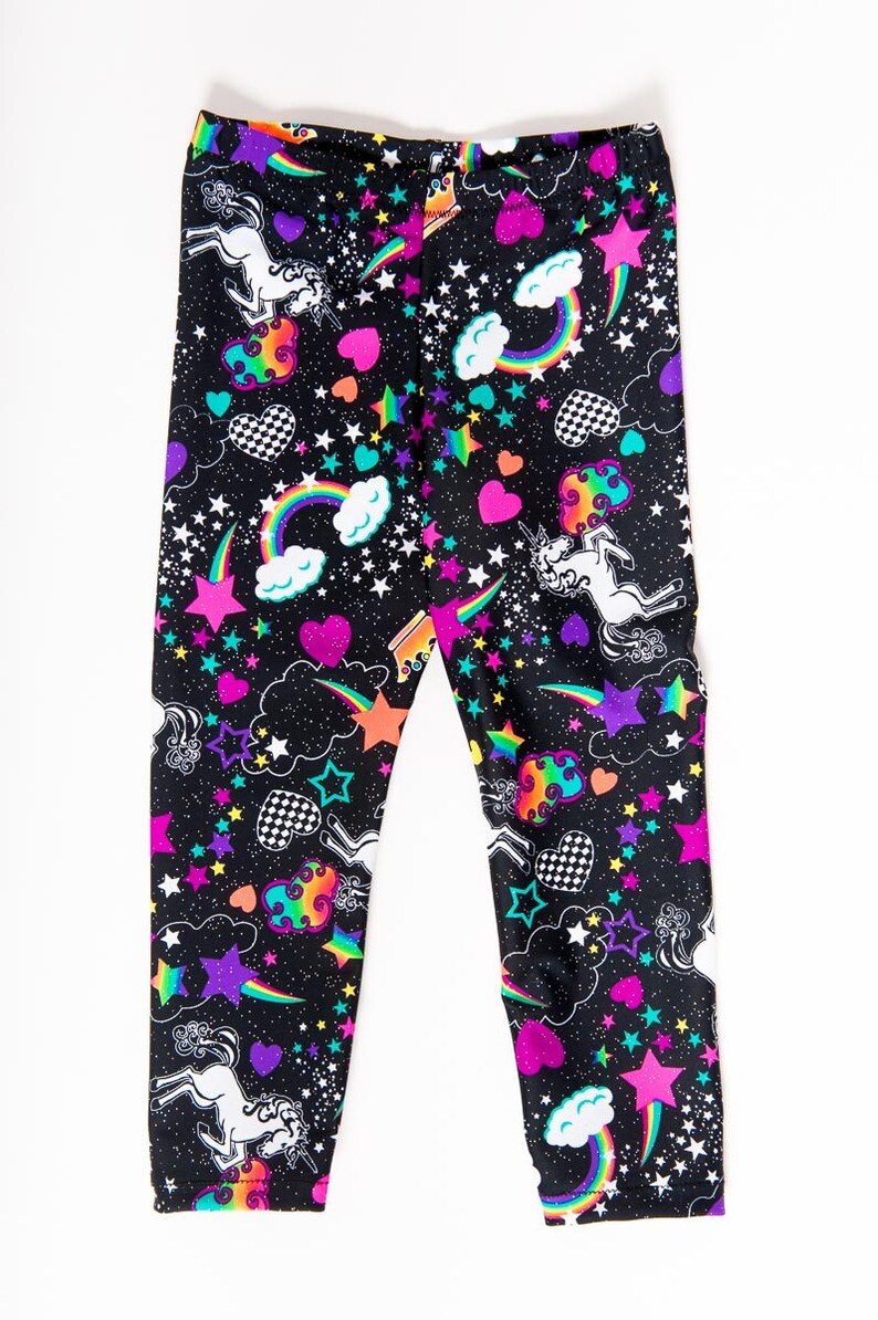 Unicorn Kids Leggings Unicorn Pants Toddler Leggings Etsy