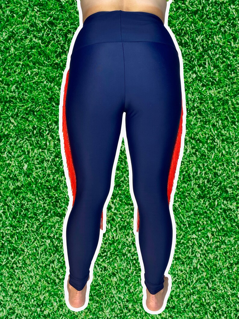 Houston Texans Leggings Texans Fringe Leggings-Texans Football Leggings-Yoga Leggings-Fringe Leggings-Drag Queen Costume image 10