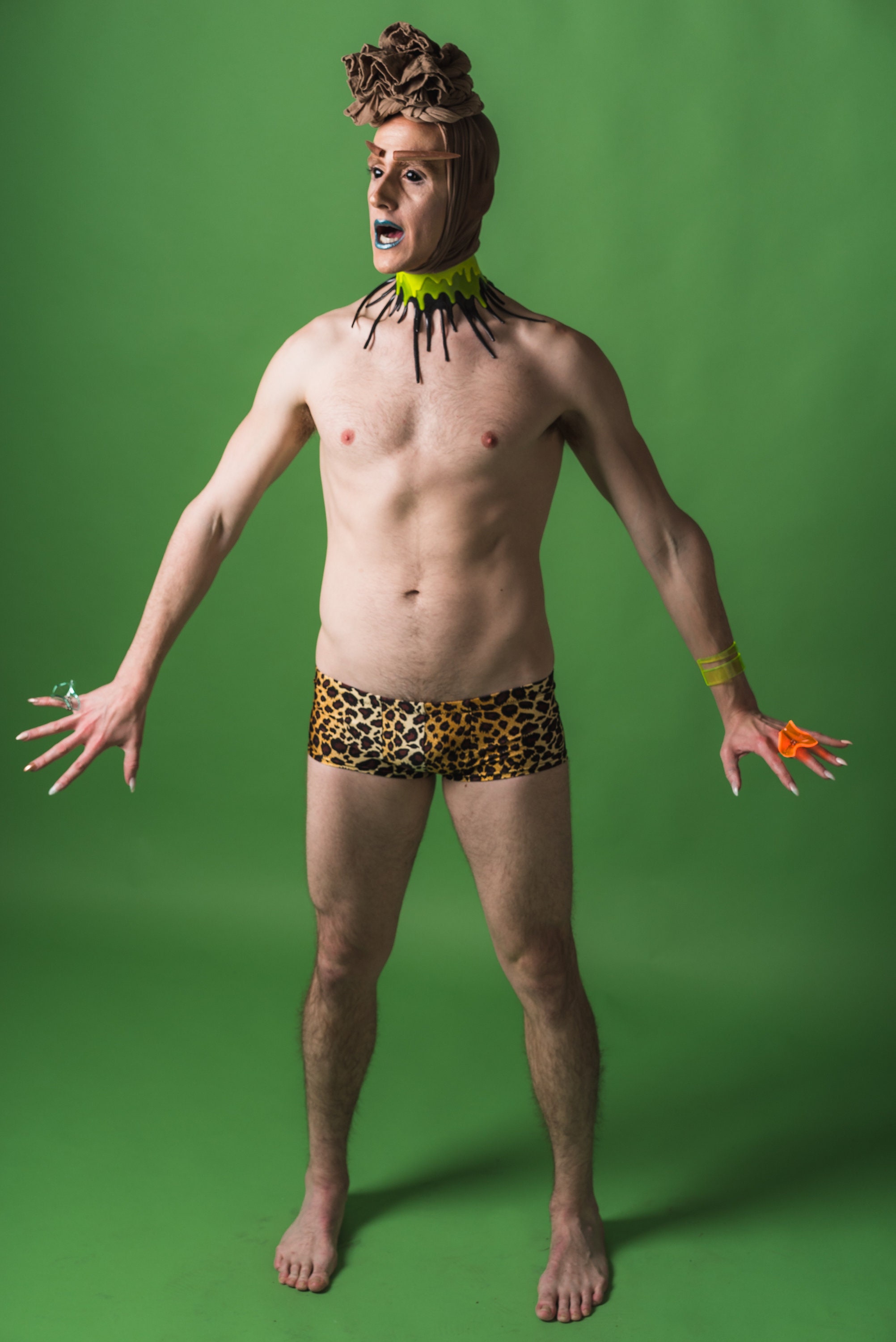 mens leopard speedo swimwear