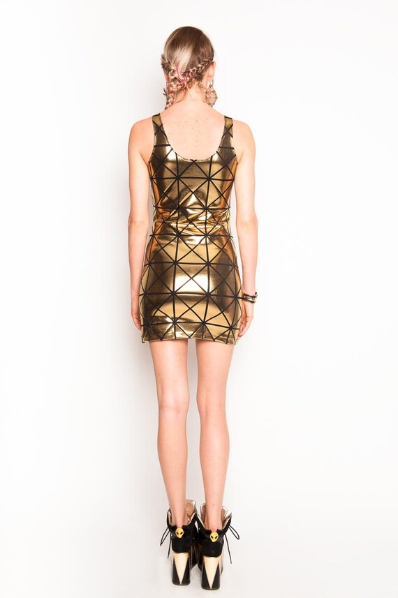 Gold dress new years online