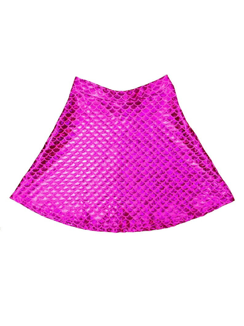 Pink Mermaid Kids Skater Skirt