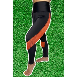 Cincinnati Bengals Leggings-Bengals Football Leggings-Yoga Leggings-Acrobat Costume-Cincinnati Bengals Gift-Halloween Leggings-NFL Pants-