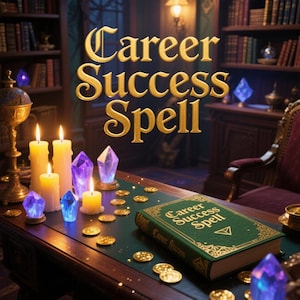 Powerful Career Success Spell – Manifest Growth, Prosperity, Promotions & Professional Achievement | Same-Day Casting