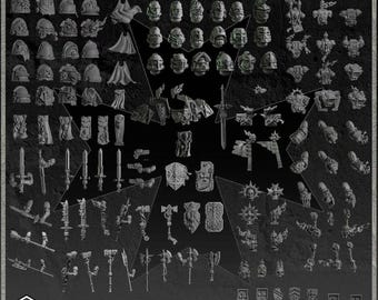 Eternal Crusaders Core Set GreyTide Studio | Tabletop Miniature Wargaming Grim-Dark Sci-Fi  Proxy
