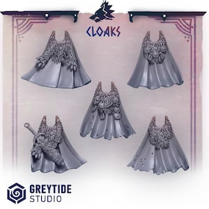 Primal Hounds Cloaks | Tabletop Miniature Wargaming Grim-Dark Sci-Fi  5e