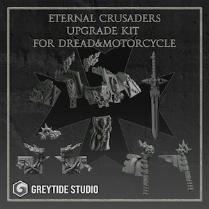 Eternal Crusaders Dread / Bike Upgrade GreyTide Studio | Tabletop Miniature Wargaming Grim-Dark Sci-Fi  Proxy