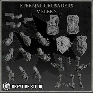 Eternal Crusaders Sword and Board GreyTide Studio | Tabletop Miniature Wargaming Grim-Dark Sci-Fi  Proxy