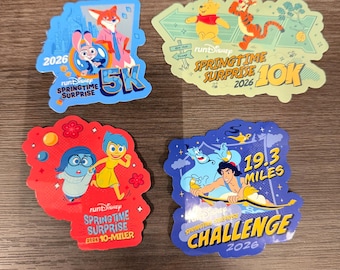 RunDisney Inspired 2026 Springtime Surprise Sticker Bundle- Made to Order