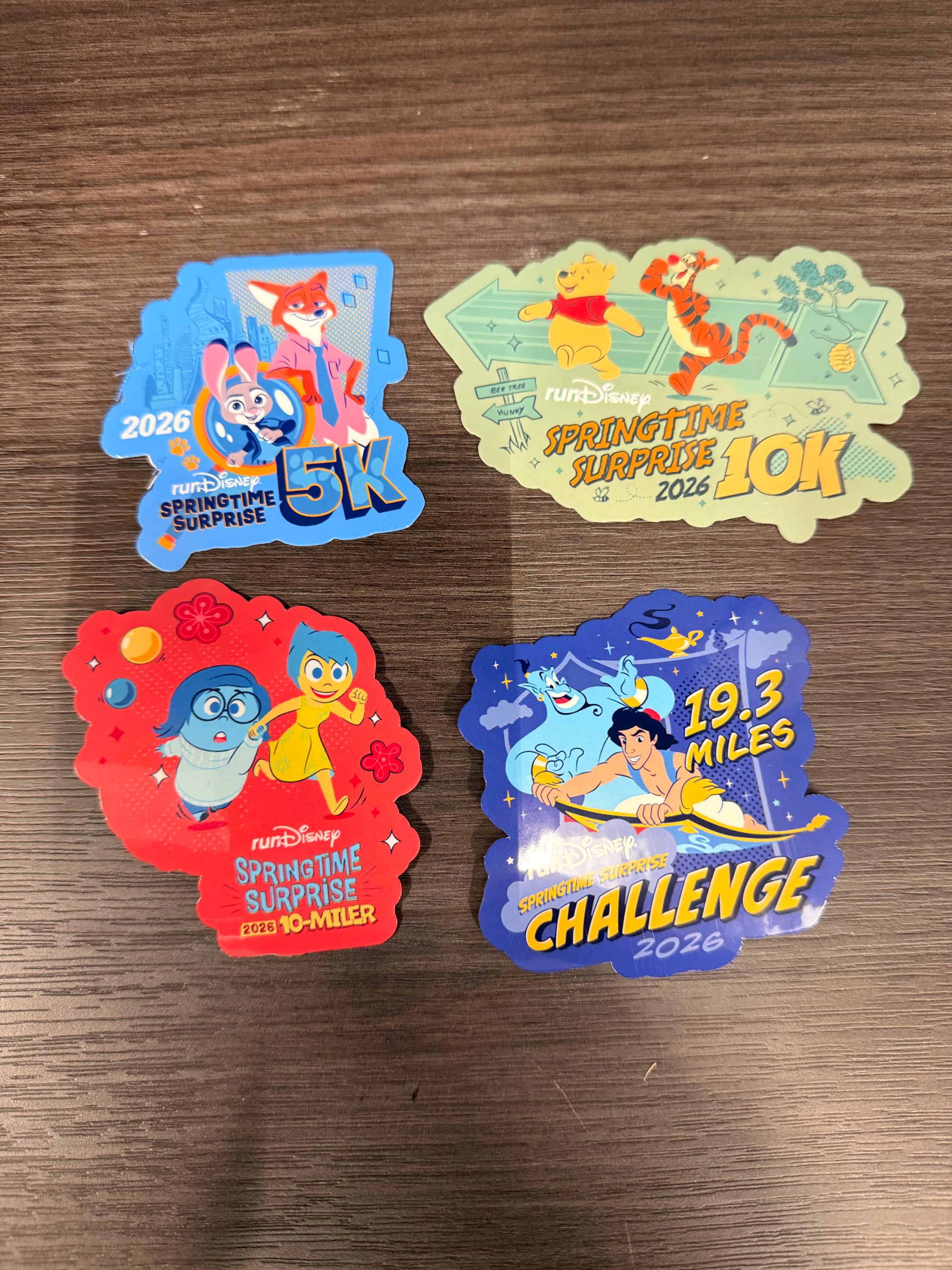 Spring Time Clear Sticker Rundisney Inspired 2026 Springtime Surprise Sticker Bundle- Made to ...