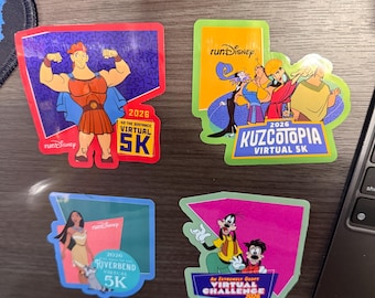 2026 RunDisney Inspired Virtual Series An Extremely Goofy Virtual Challenge Sticker Bundle
