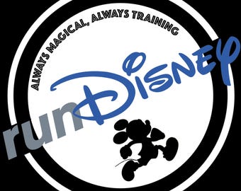 Always Magical, Always Training runDisney Sticker- Made to Order