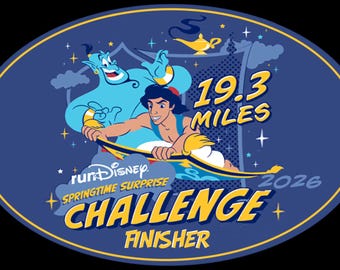 Springtime Surprise Challenge Finisher Car Magnet or Decal  Made to Order