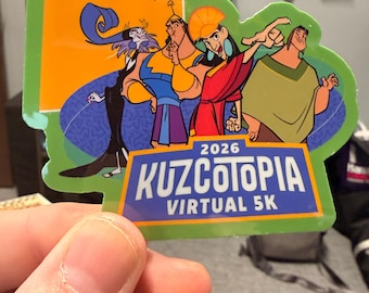 2026 Virtual Series Kuzcotopia 5k Sticker