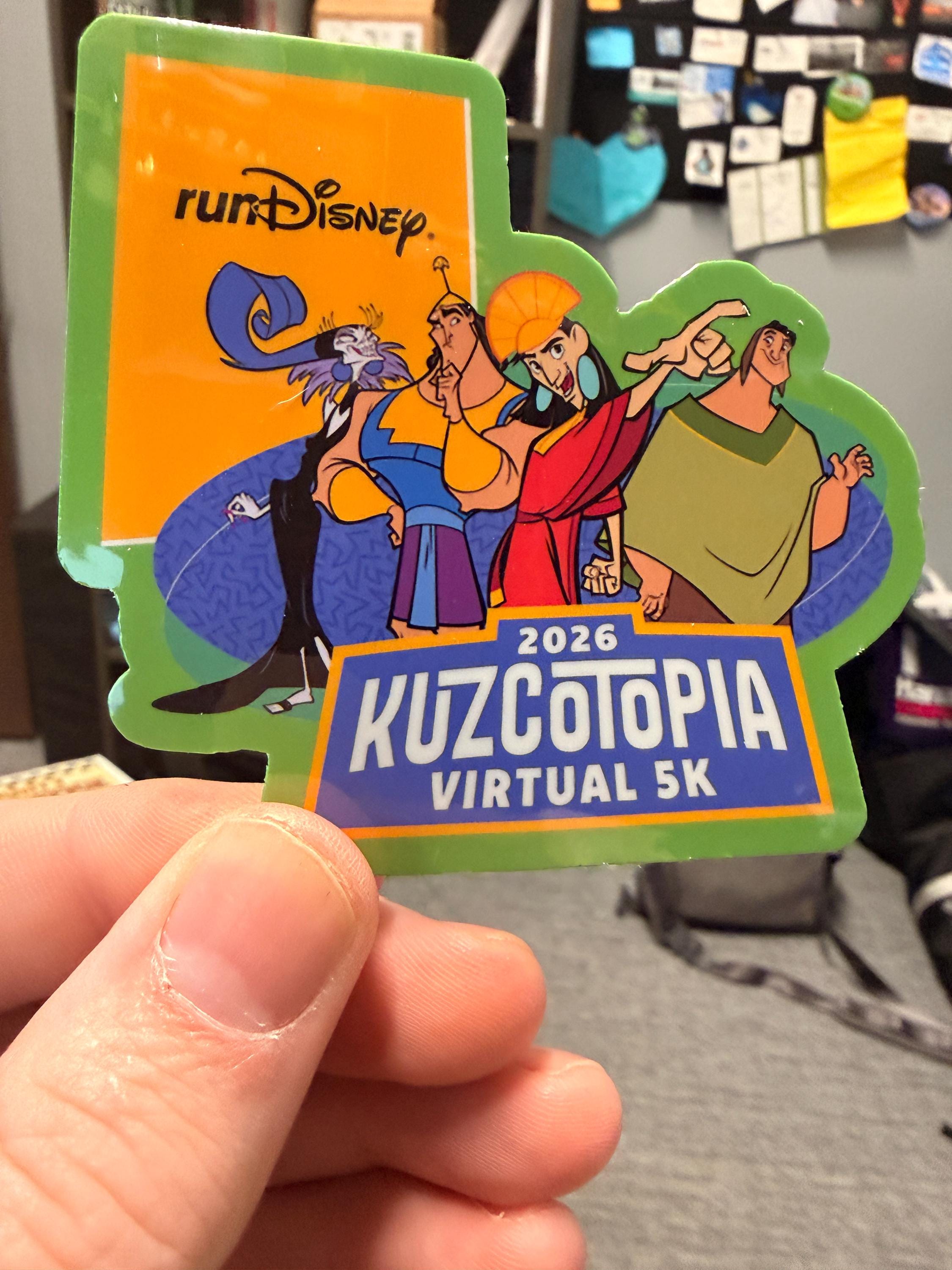 2026 Virtual Series Kuzcotopia 5k Sticker - Etsy