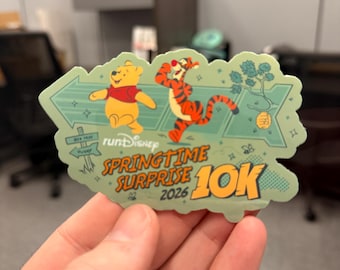 runDisney Inspired 2026 Springtime Surprise 10k Sticker Made To Order
