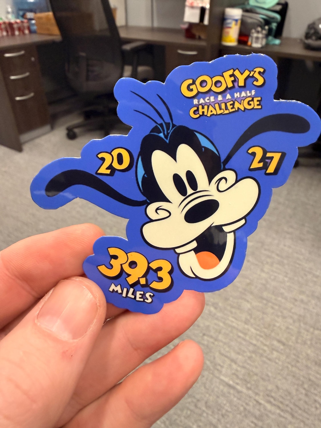 2027 Racing Sticker Rundisney 2027 Goofy Challenge Sticker - Etsy
