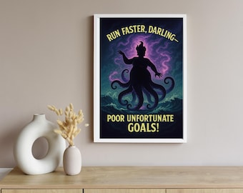 Villains Motivational Poster- Ursula (INSTANT DOWNLOAD) PDF