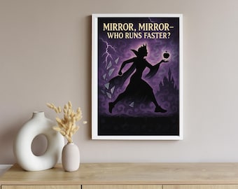 Villians Running Motivational Poster- Evil Queen (INSTANT DOWNLOAD) PDF