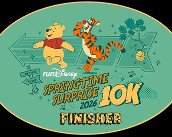 Springtime Surprise 10k Finisher Decal  Made to Order