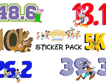 2026 Marathon Weekend Sticker Pack- PRINTED